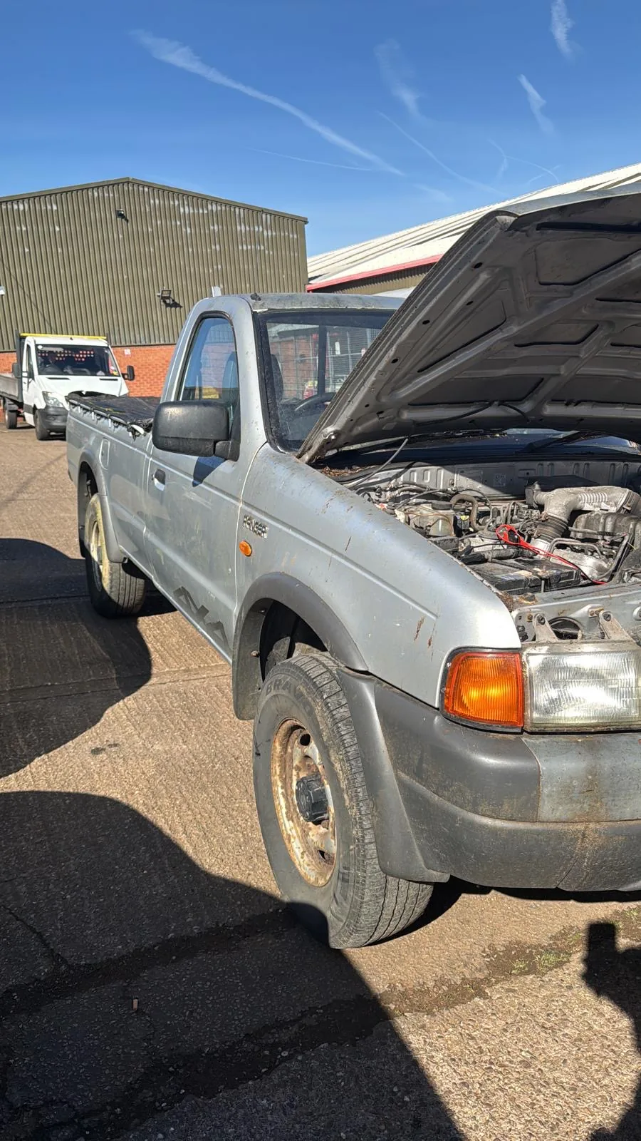 Ford Ranger before chassis rebuild